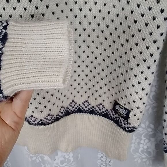 Vintage Knit Super Dry Premium Goods XS Size Unisex Sweater - Picture 8 of 16